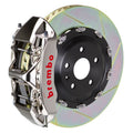 Brembo 04-07 GranSport Front GTR BBK 6 Piston Billet 380x34 2pc Rotor Slotted Type1 - Nickel 1N2.9015AR