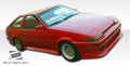 Duraflex V-Speed Front Bumper Cover Compatible With 1984-1987 Toyota Corolla - 1 Piece