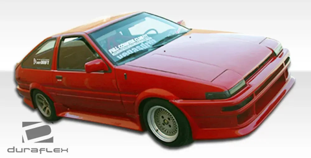 Duraflex V-Speed Front Bumper Cover Compatible With 1984-1987 Toyota Corolla - 1 Piece