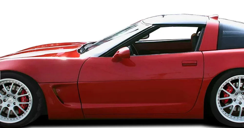 Duraflex C5 Conversion Side Skirts Compatible With 1984-1996 Chevrolet Corvette - 6 Piece