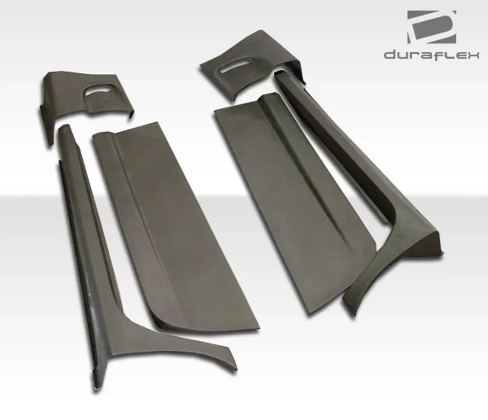 Duraflex C5 Conversion Side Skirts Compatible With 1984-1996 Chevrolet Corvette - 6 Piece