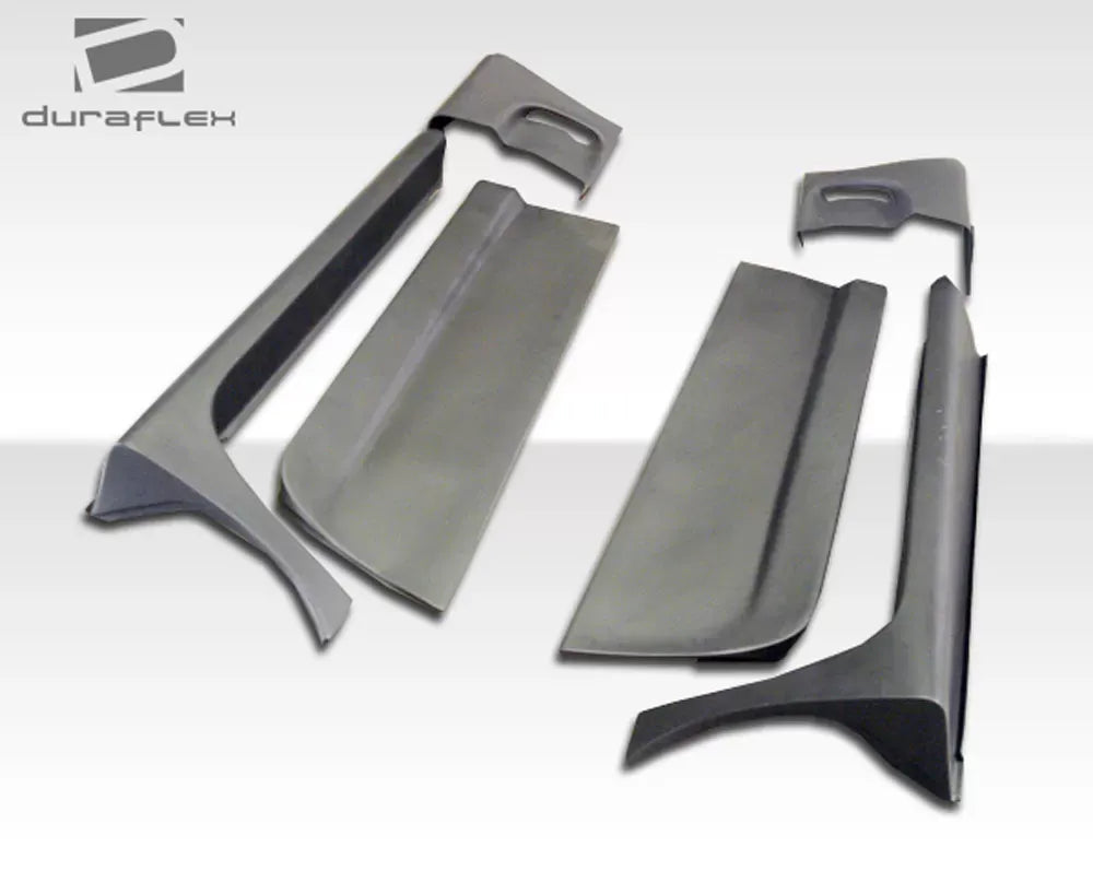 Duraflex C5 Conversion Side Skirts Compatible With 1984-1996 Chevrolet Corvette - 6 Piece