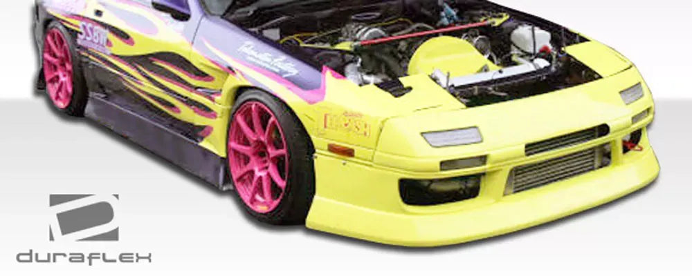 Duraflex B-Sport Side Skirts Compatible With 1986-1991 Mazda RX7 - 2 Piece