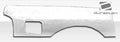 Duraflex M-1 Rear Fender Flares Compatible With 1986-1991 Mazda RX7 - 2 Piece