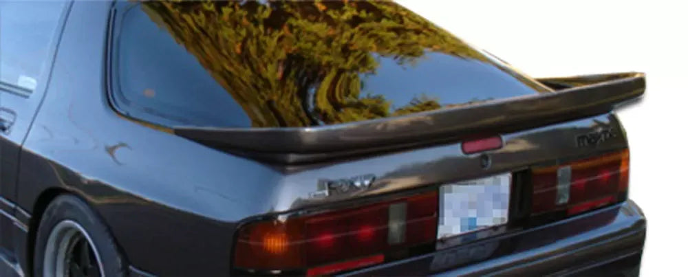 Duraflex Wangan Wing Spoiler Compatible With 1986-1991 Mazda RX7 - 1 Piece