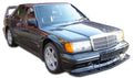 Duraflex Evo 2 Wide Body Front Bumper Cover Compatible With 1984-1993 Mercedes 190 - 1 Piece