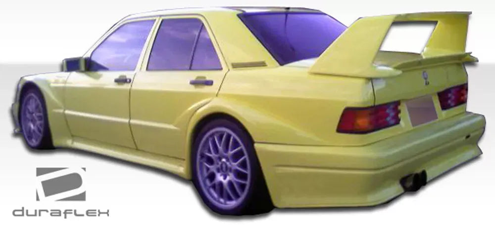 Duraflex Evo 2 Wide Body Door Caps Compatible With 1984-1993 Mercedes 190 - 4 Piece
