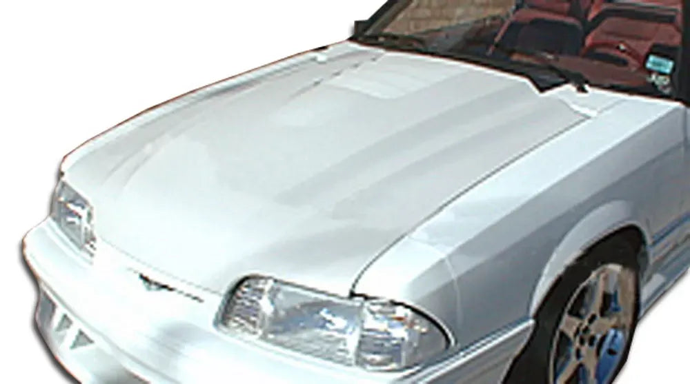 Duraflex Cobra R Hood Compatible With 1987-1993 Ford Mustang - 1 Piece