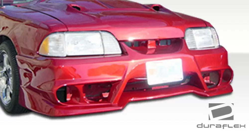 Duraflex GTX Front Bumper Cover Compatible With 1987-1993 Ford Mustang - 1 Piece