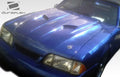 Duraflex Mach 2 Hood Compatible With 1987-1993 Ford Mustang - 1 Piece