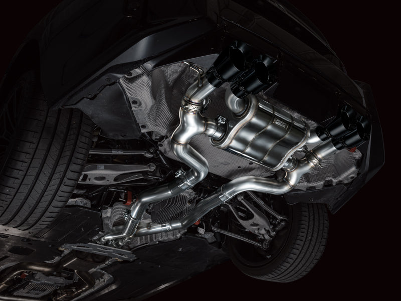 AWE Tuning 23-24 BMW G87 M2 SwitchPath Edition Exhaust - Diamond Black Tips 3025-43487