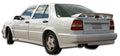 Duraflex Turbo Look Rear Bumper Cover Compatible With 1988-1991 Saab 9000 - 1 Piece