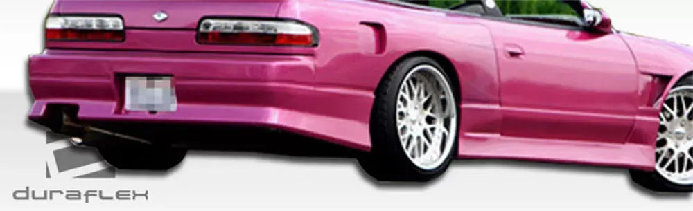 Duraflex V-Speed Rear Bumper Cover Compatible With 1989-1994 Nissan 240SX 2DR - 1 Piece