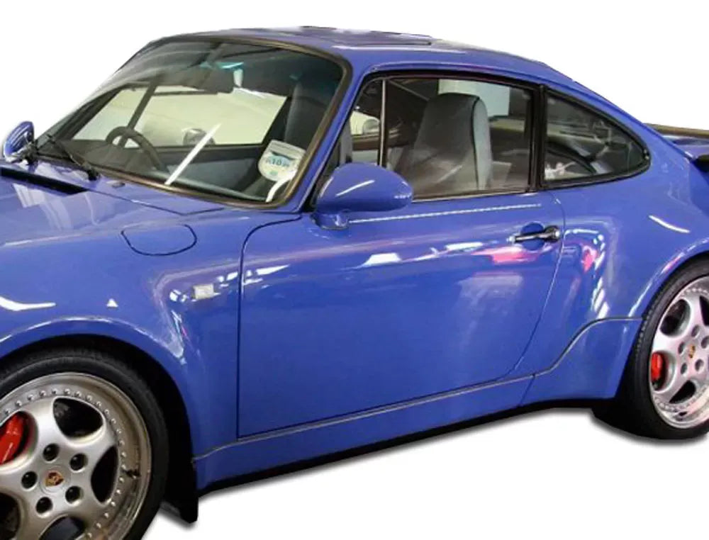 Duraflex Turbo Look Side Skirts Compatible With 1989-1994 Porsche 964 - 2 Piece