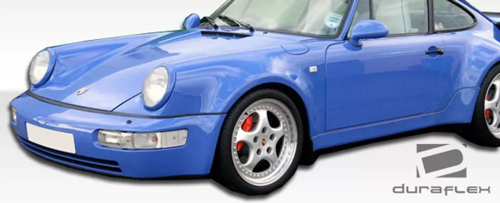 Duraflex Turbo Look Side Skirts Compatible With 1989-1994 Porsche 964 - 2 Piece