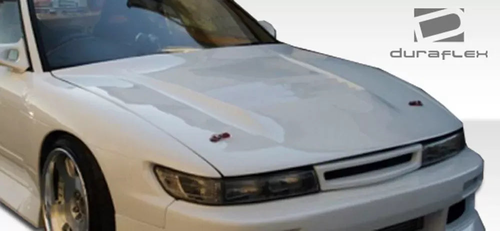 Duraflex D-1 Hood Compatible With 1989-1994 Nissan S13 Silvia - 1 Piece