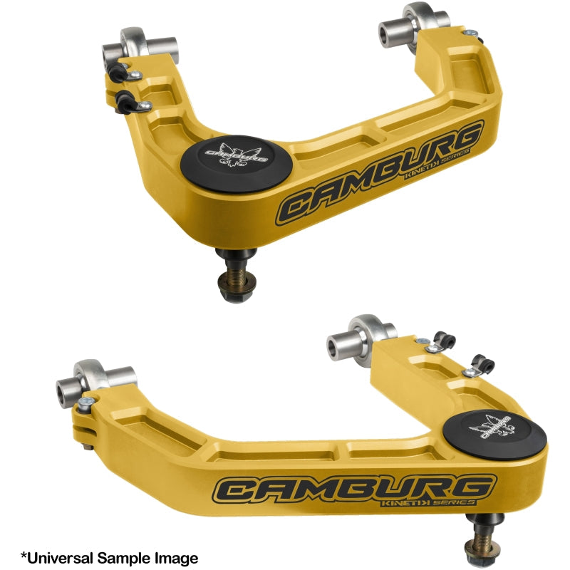 Camburg 19-23 Ford Ranger KINETIK Performance Billet Uniball Upper Arms - Gold CAM-110250-GLD