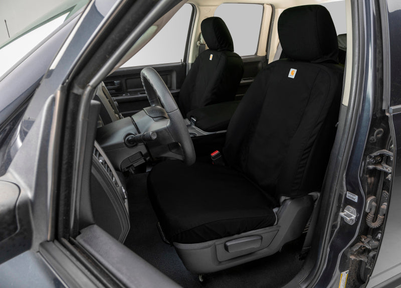 Covercraft 21-23 Nissan Pathfinder- Carhartt SuperDux SeatSaver Third Row- Black SSC7587COBK