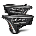 AlphaRex 22-23 Toyota Tundra NOVA-Series Headlights Black w/Amber DRL - Req 810029 OR 810030 880872 *Discontinued