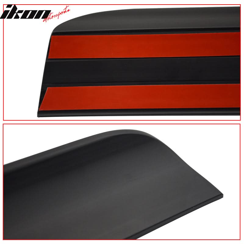 2006-2011 BMW E90 3-Series BRS Style Unpainted Black Roof Spoiler PUF