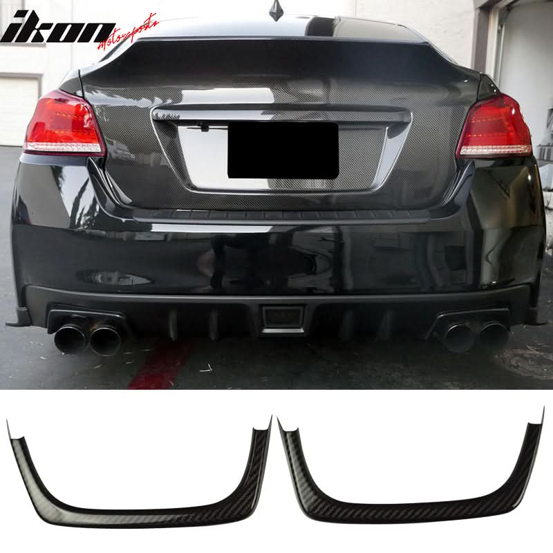 2015-2021 Subaru WRX STI Exhaust Pipe Cover Heat Shield Carbon Fiber