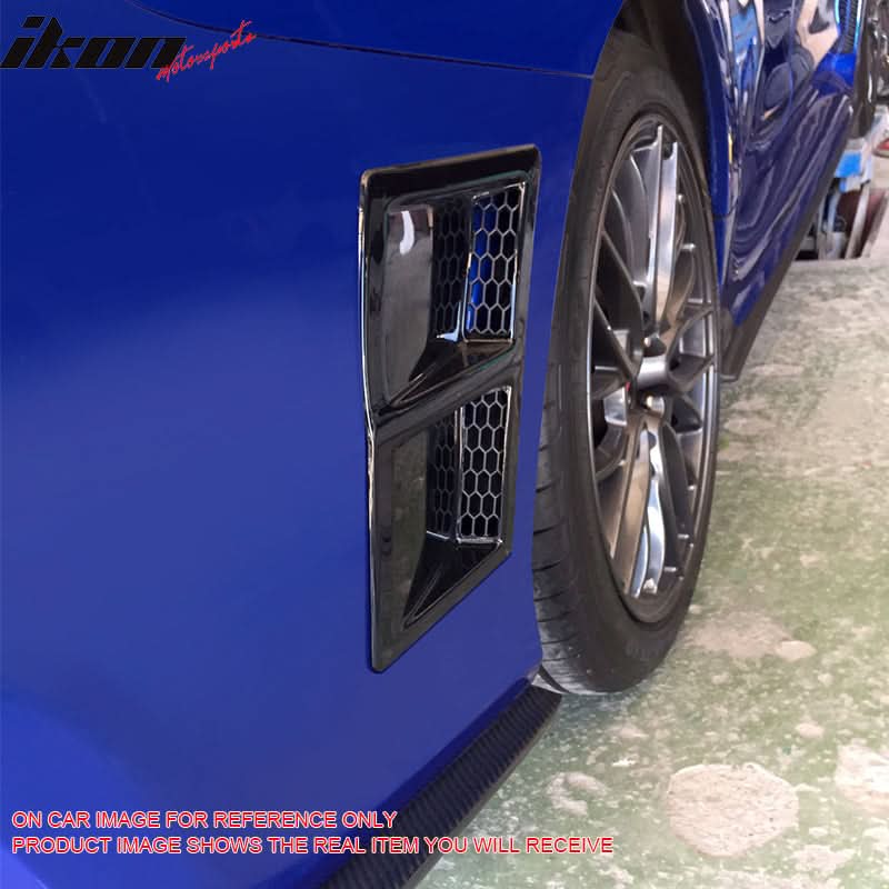 2015-2021 Subaru WRX STI Style Painted #E8H Rear Side Fender Vent ABS