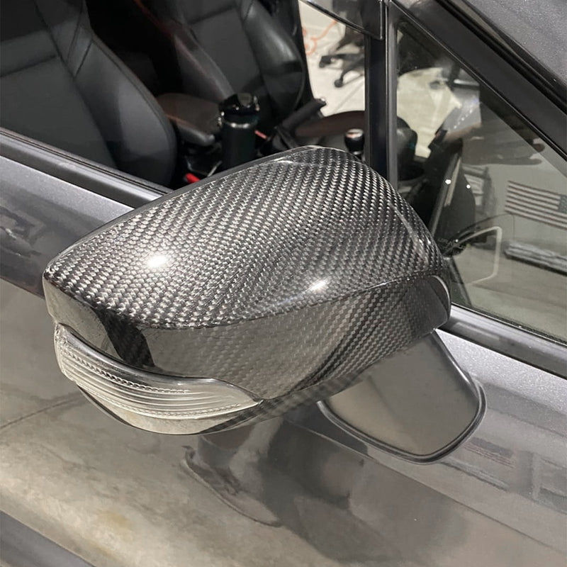 2015-2021 Subaru WRX & WRX STI Sedan 4-Door Mirror Covers Carbon Fiber