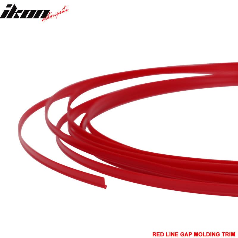 Gap Red Line Moulding Trim Edgeinterior Accessory Decor 5 Meters