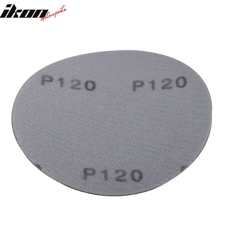 10PCS Wet Dry 5in No Hole Sand Paper Disc 120 Grit Repair Sandpaper