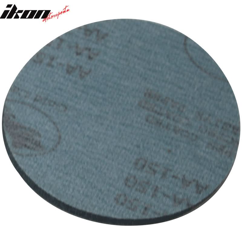 100PC 5in 127mm 150 Grit Auto Sanding Disc Sandpaper Sheets Sand Paper