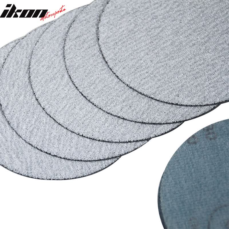 100PC 5in 127mm 100 Grit Auto Sanding Disc Sandpaper Sheets Sand Paper