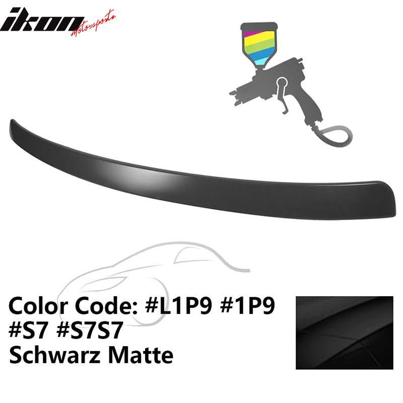 2009-2014 Audi A4 Quattro B8 Sedan 4Door Painted ABS Rear Roof Spoiler