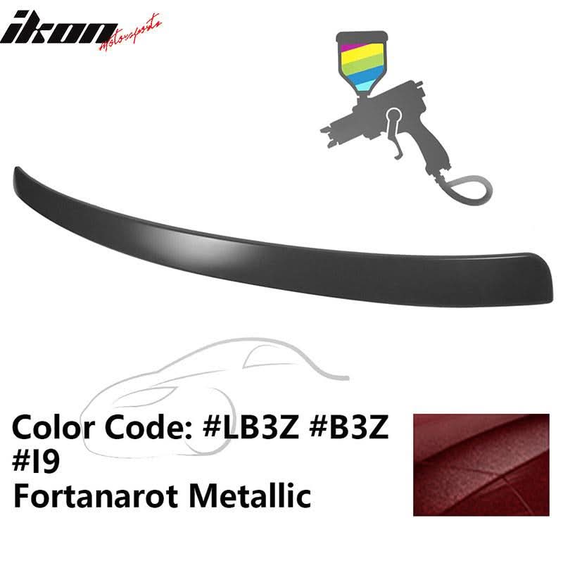 2009-2014 Audi A4 Quattro B8 Sedan 4Door Painted ABS Rear Roof Spoiler