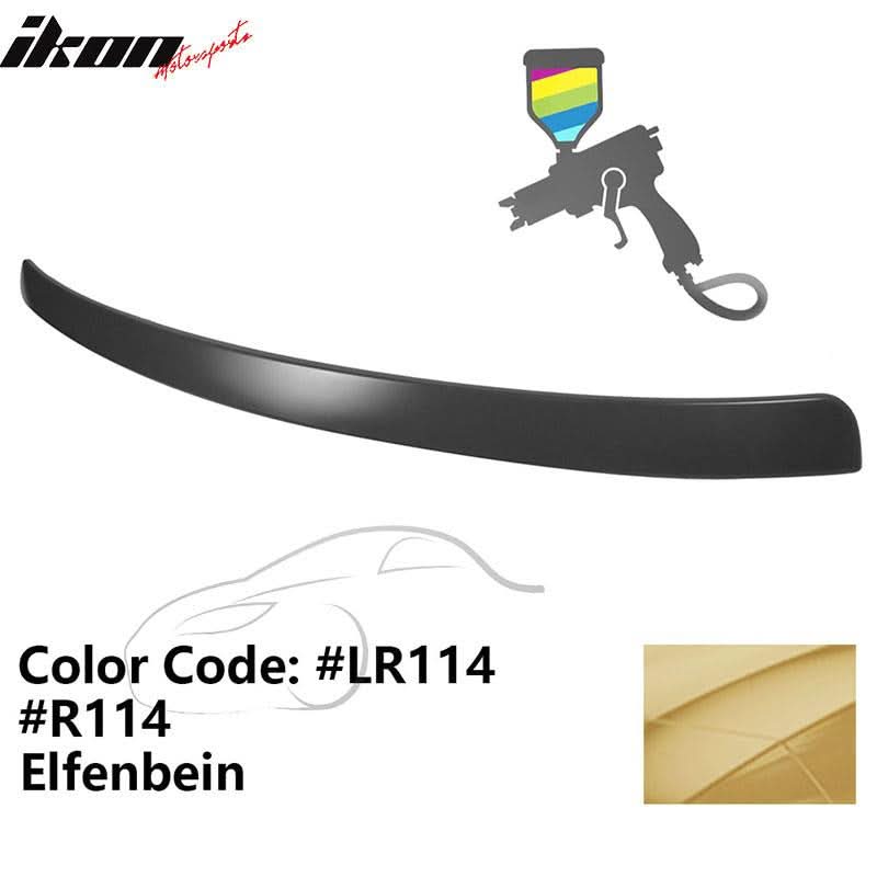 2009-2014 Audi A4 Quattro B8 Sedan 4Door Painted ABS Rear Roof Spoiler