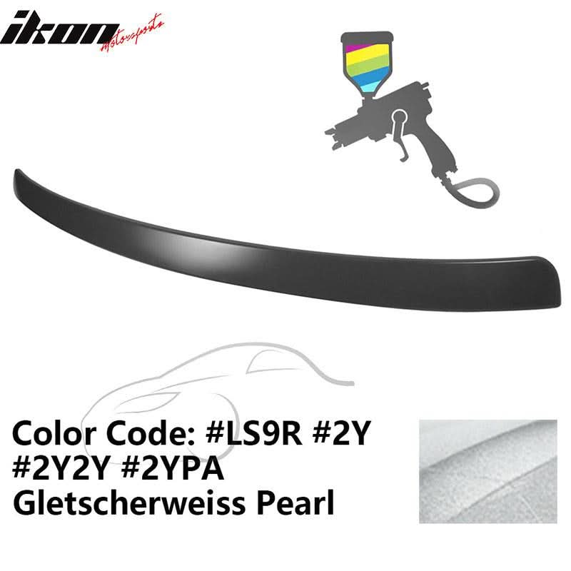 2009-2014 Audi A4 Quattro B8 Sedan 4Door Painted ABS Rear Roof Spoiler
