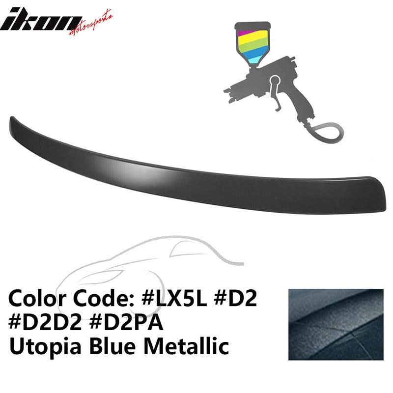 2009-2014 Audi A4 Quattro B8 Sedan 4Door Painted ABS Rear Roof Spoiler