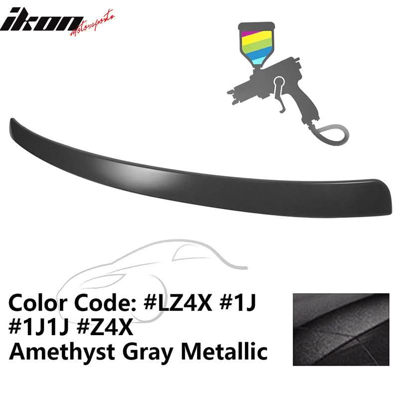 2009-2014 Audi A4 Quattro B8 Sedan 4Door Painted ABS Rear Roof Spoiler