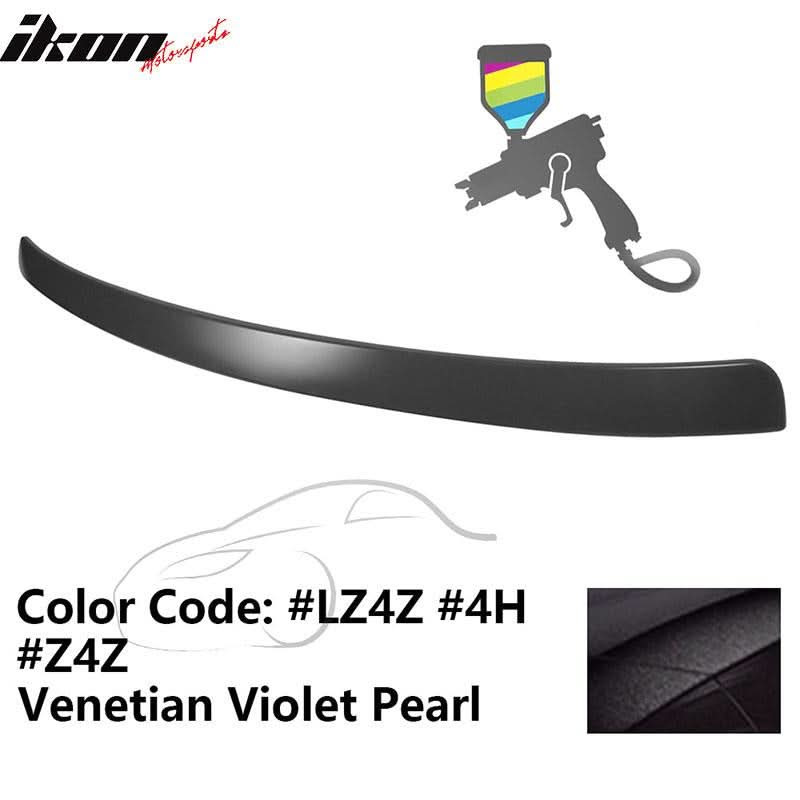 2009-2014 Audi A4 Quattro B8 Sedan 4Door Painted ABS Rear Roof Spoiler