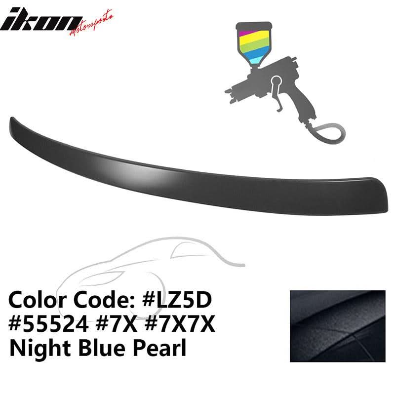 2009-2014 Audi A4 Quattro B8 Sedan 4Door Painted ABS Rear Roof Spoiler