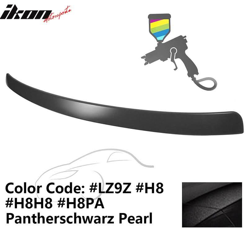 2009-2014 Audi A4 Quattro B8 Sedan 4Door Painted ABS Rear Roof Spoiler