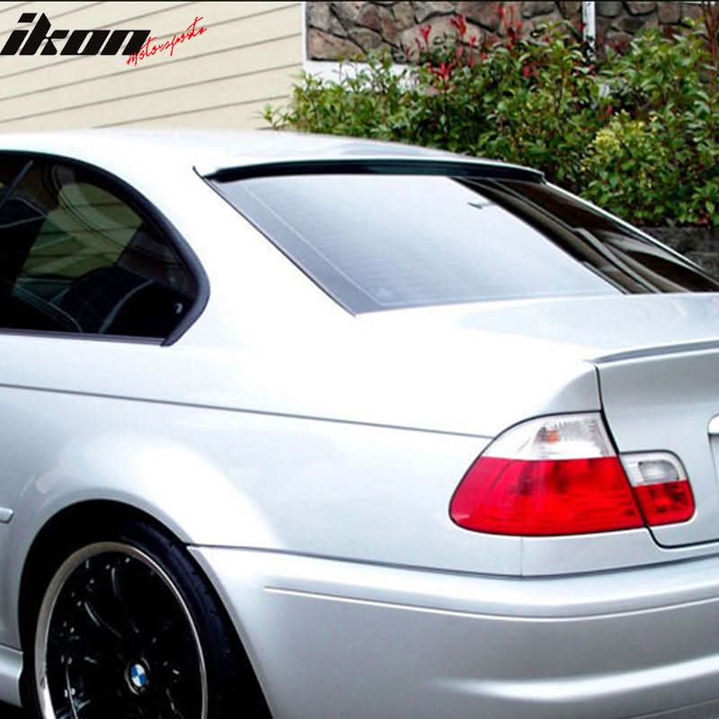 Fits 99-05 BMW E46 Coupe PU Trunk Spoiler & AC Roof Wing