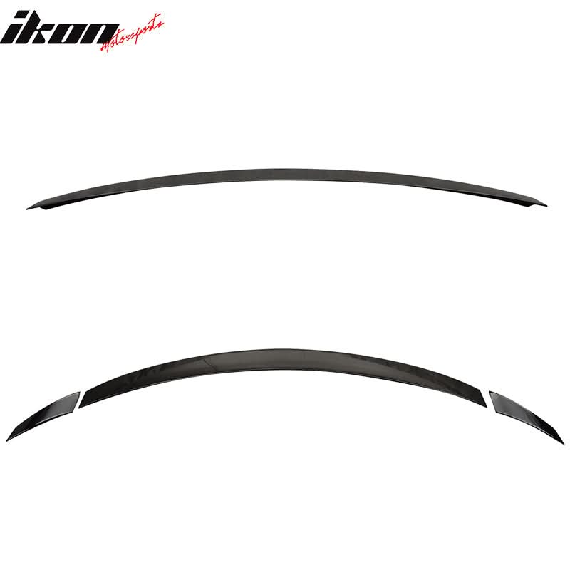 Fits 08-14 Benz W204 Trunk Spoiler & Roof Wing #040 Black