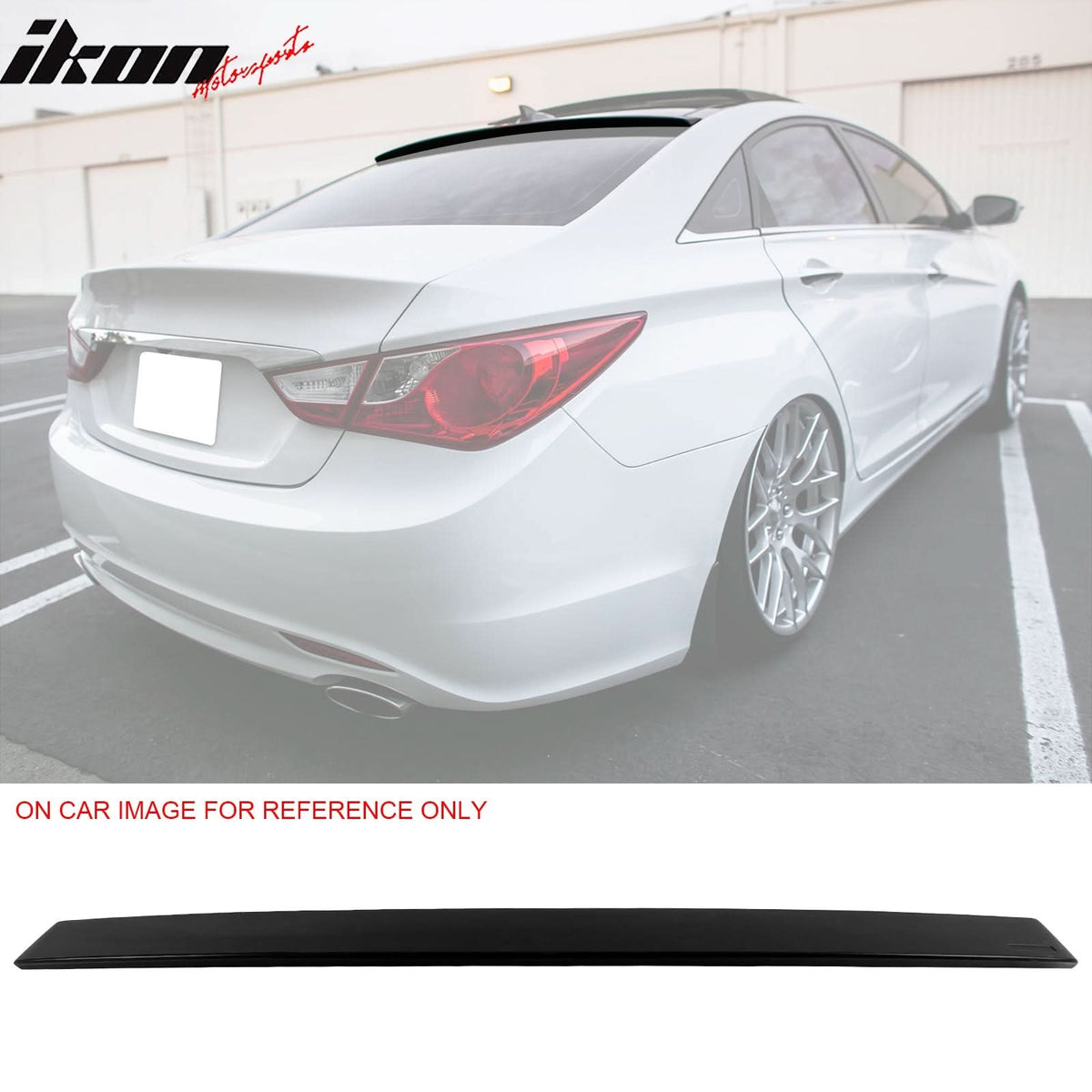 2011-2014 Hyundai YF Sonata 4Dr OE Style Unpainted Roof Spoiler ABS