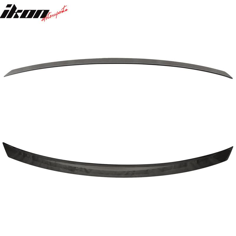 Fits 08-14 Benz W204 Trunk & OE Roof Wing #197 Obsidian Black
