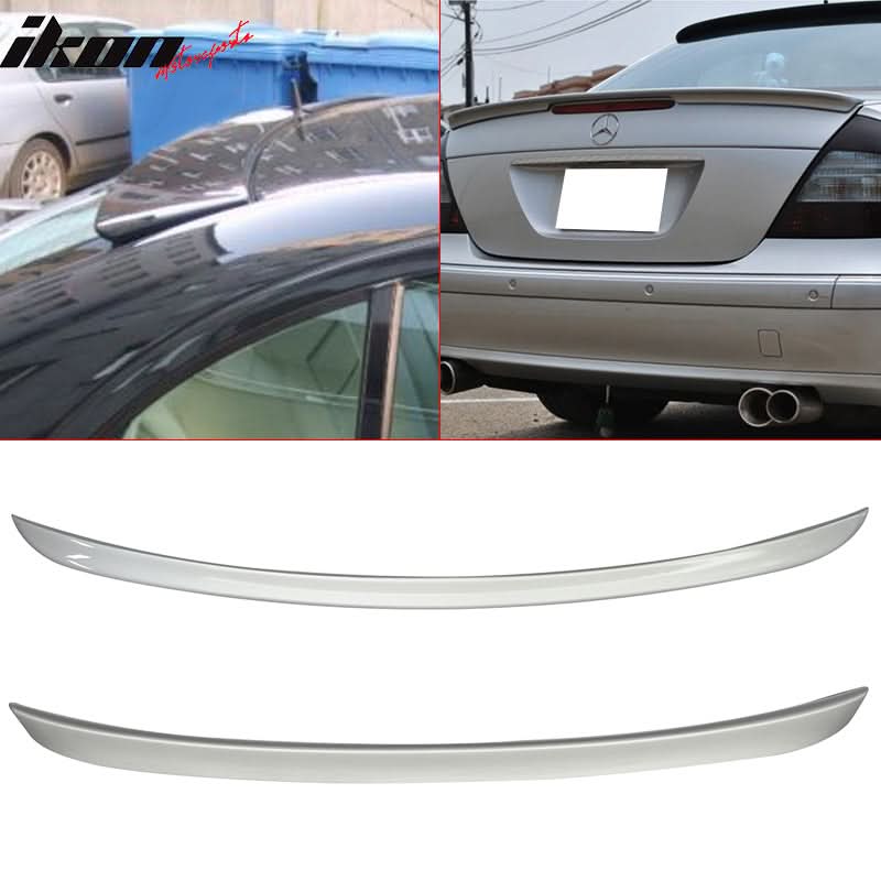 Fits W211 Trunk Spoiler & L Roof Wing #775 Iridium Silver Metallic