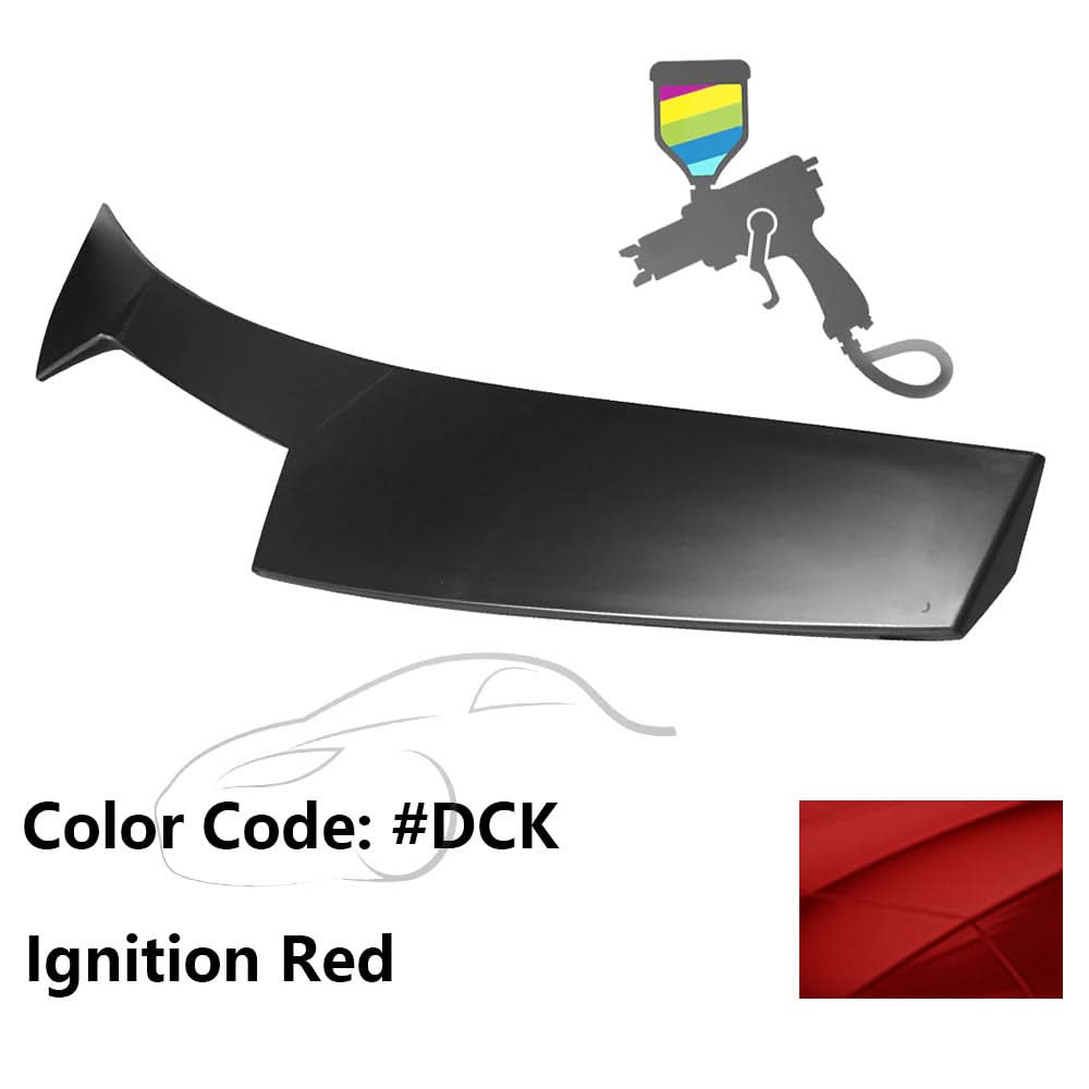 2015-2021 Subaru WRX STI V2 Style Rear Roof Spoiler ABS