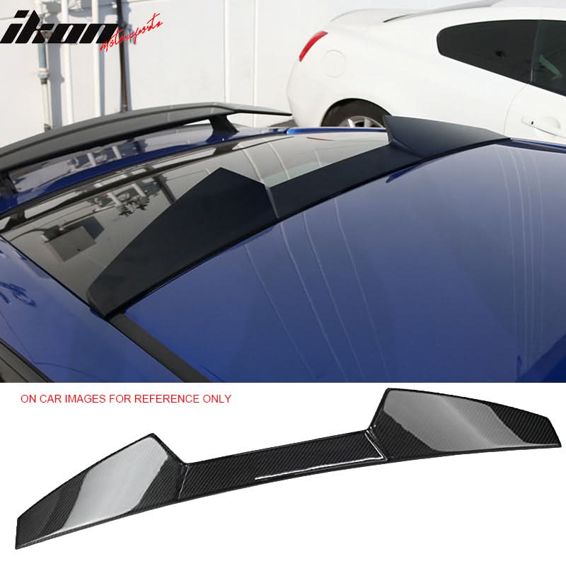 2016-2020 Honda Civic X 10th Coupe V Style Roof Spoiler Carbon Fiber