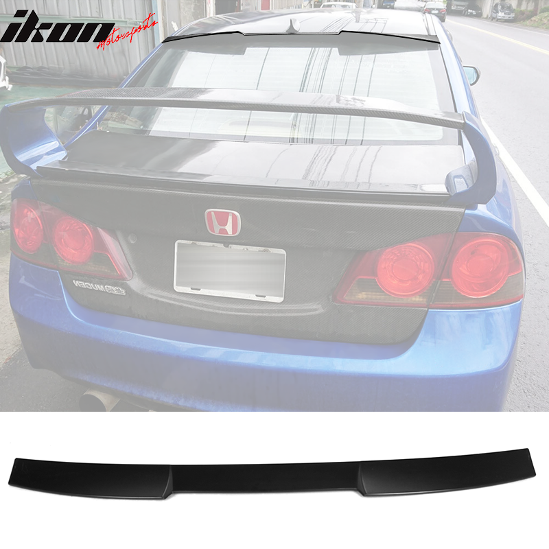 2006-2011 Honda Civic Sedan V Style Roof Spoiler ABS