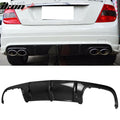 2008-2011 Benz C Class W204 C63 AMG Rear Diffuser Carbon Fiber