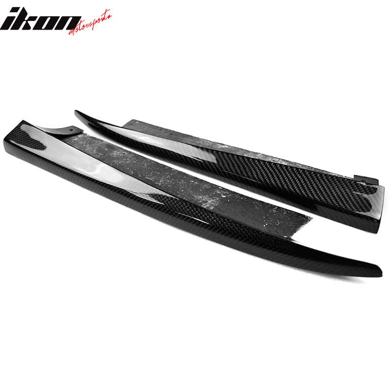 2012-2014 Benz W204 C-Class OE Style Carbon Fiber Rear Bumper Aprons